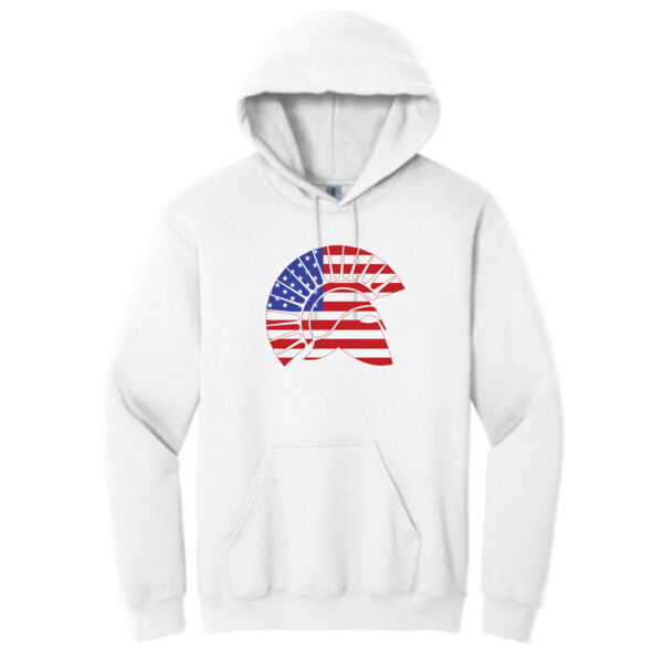 Hoodie-WH Red, White, Blue Thumbnail